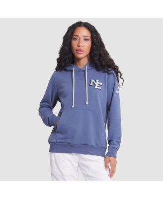 Nike - Women's Storm Blue New England Patriots 2025 Rivalries Collection Standard Issue Sideline Dri-FIT Hoodie