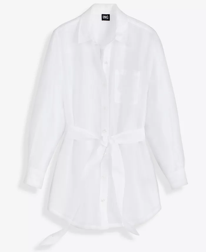 Women's Sash-Tie Tunic Shirt - thumbnail 8