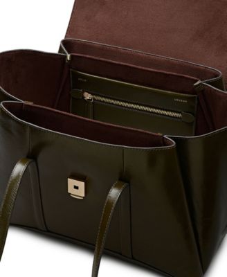 The Chancery High Shine Large Leather Shoulder Bag