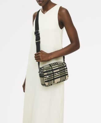 Hadleigh Place Check Small Zip Top Crossbody Bag