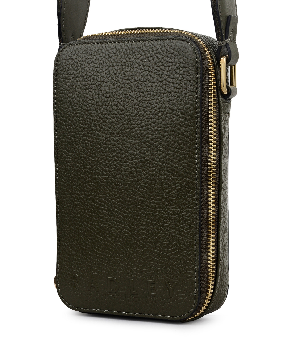 Radley London Alba Place Mini Phone Crossbody Bag In Green