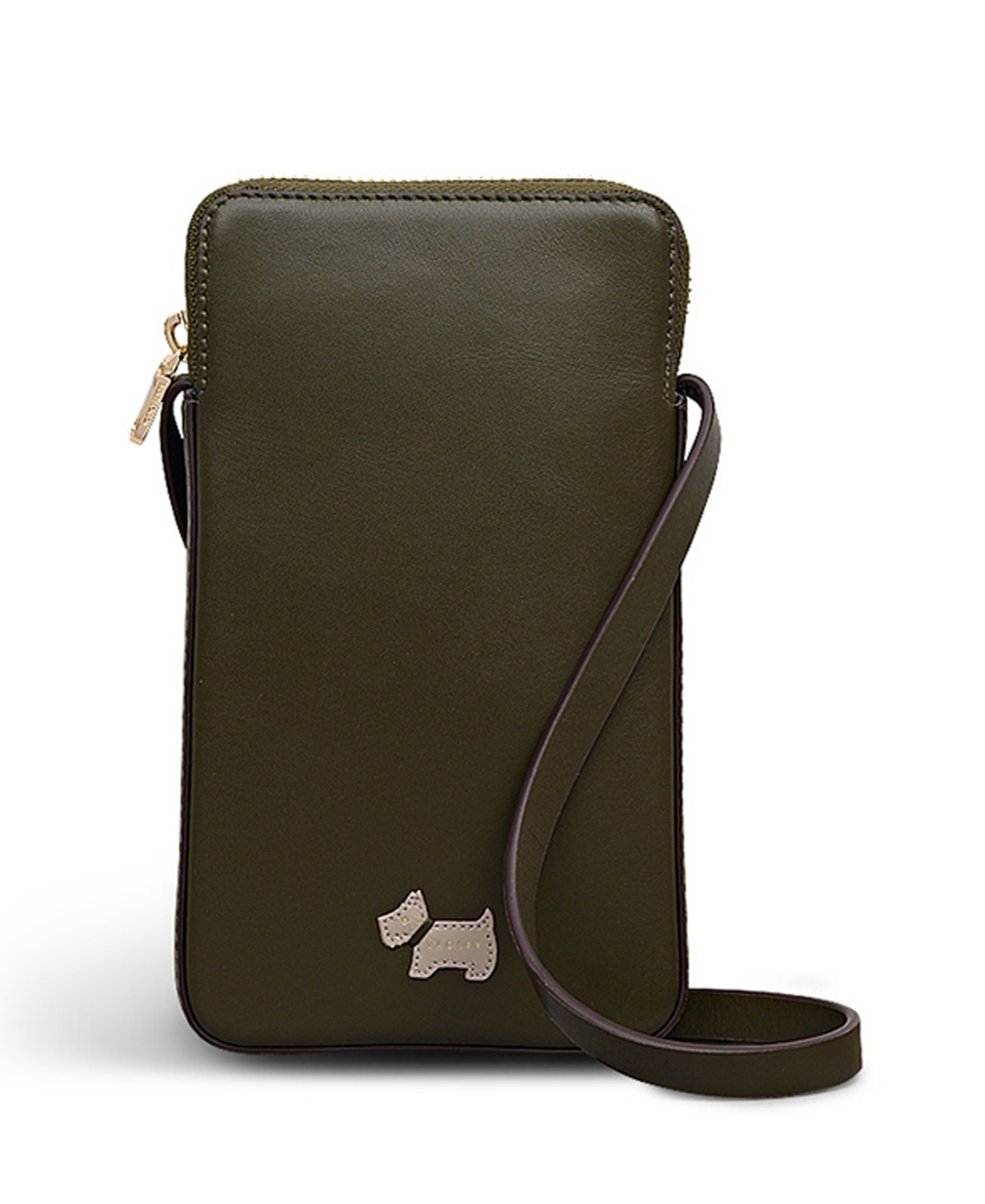 Radley London Heritage Radley Protect Mini Phone Crossbody Bag In Green