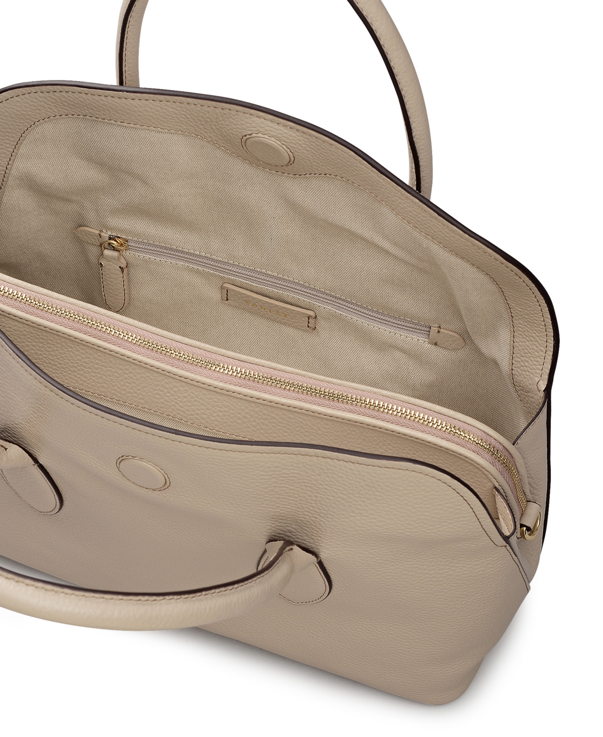 Radley London Liverpool Gardens Large Ziptop Grab Satchel Bag In Brown