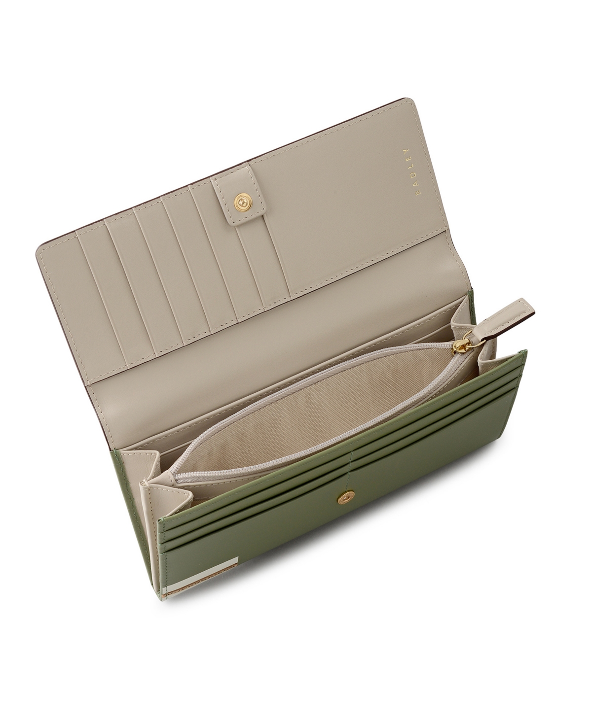 Radley London Magic Carousel Flapover Wallet In Green