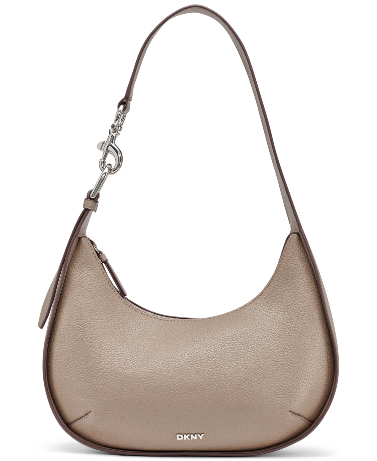 Dkny Thyme Medium Hobo Bag In Brown
