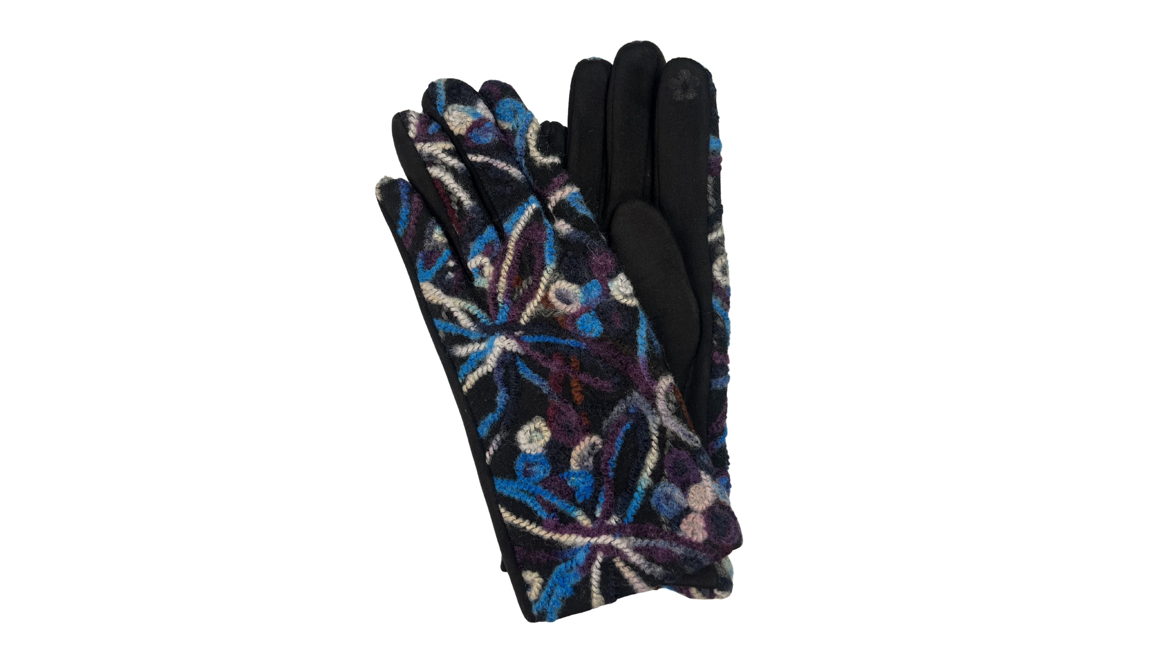 Marcus Adler Flower Yarn Print Glove