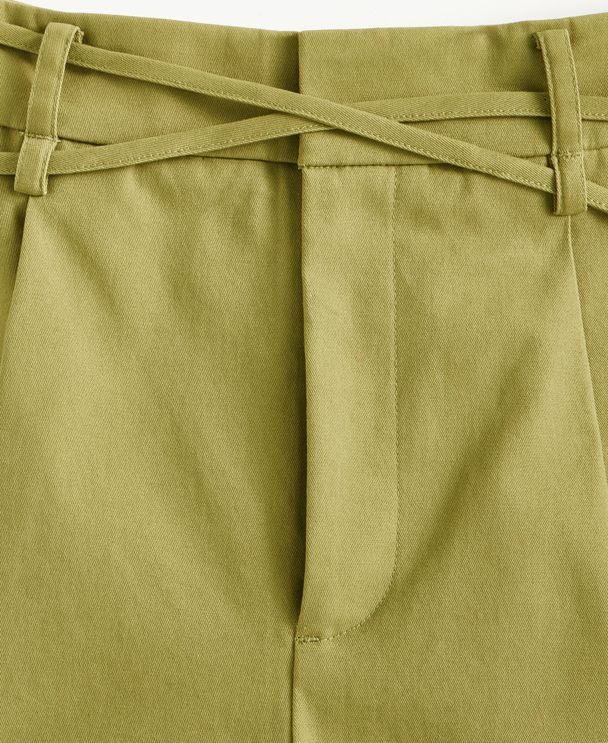 Inc International Concepts Women's High-rise Belted Wide-leg Pants, Macy's Exclusive In Green