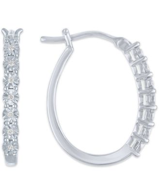 2-Pc. Diamond Necklace and Earrings Set (1/6 ct. t.w.) in Sterling Silver