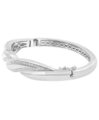 Diamond Bangle (1-1/6 ct. t.w.) in Sterling Silver