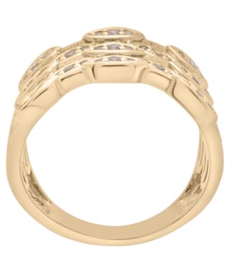 Diamond Round (1/2 ct. t.w.) Ring in 14K Yellow Gold, Macy's Exclusive