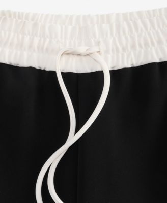 Women's Side-Stripe Drawstring Wide-Leg Pants, Macy's Exclusive