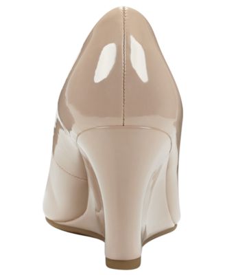 Women's Tufflove Peep Toe Wedge Pumps