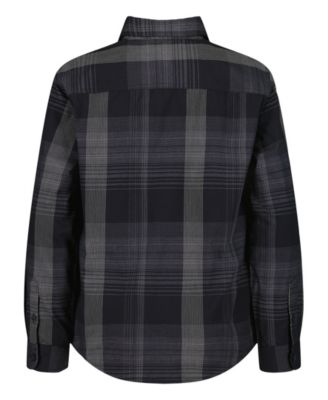 Boys' 8-20 CK Intricate Plaid Long Sleeve Shirt