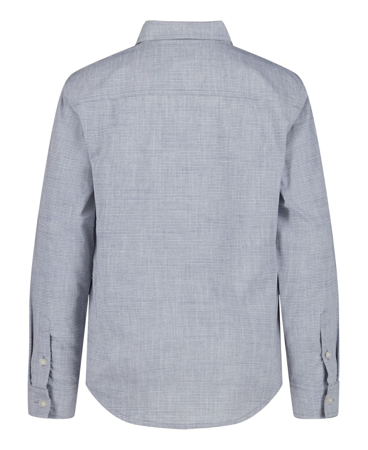 Calvin Klein Boys 8-18 Textured Long Sleeve Shirt In Blue