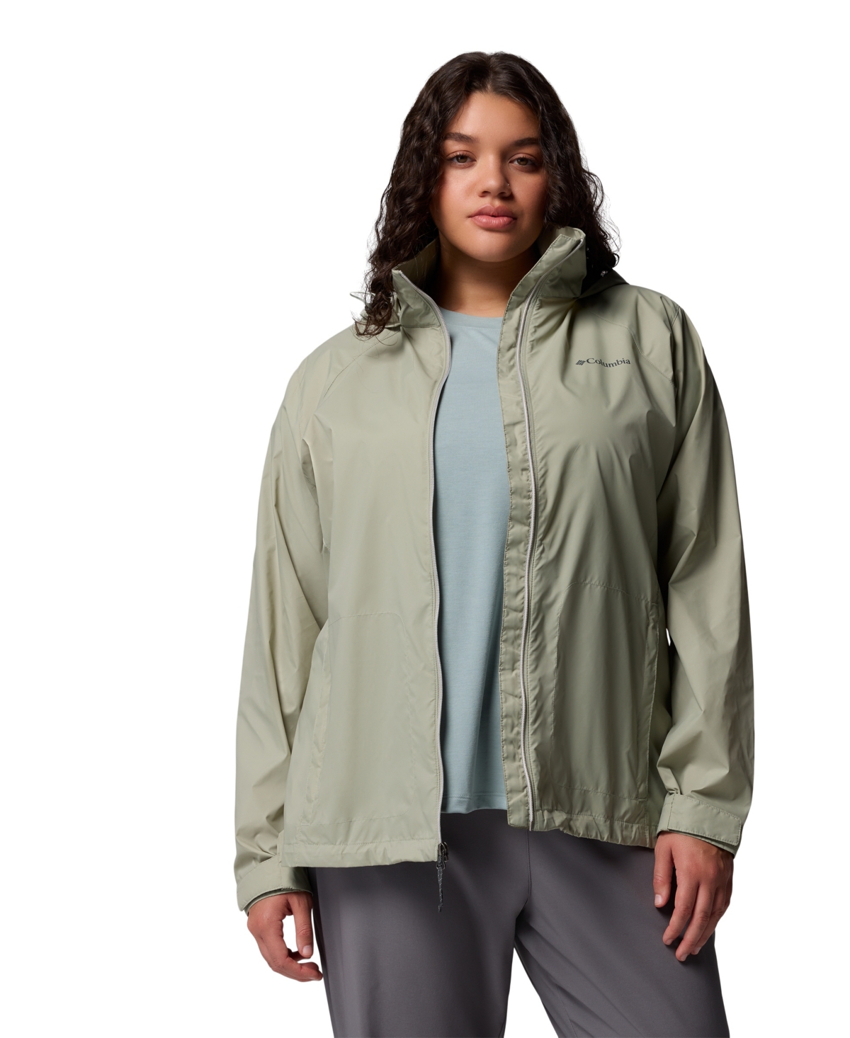 Columbia Plus Size Switchback Iv Jacket In Green