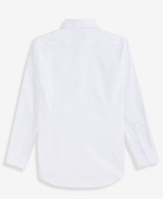 Big Boys Classic-Fit Solid Long-Sleeve Dress Shirt  