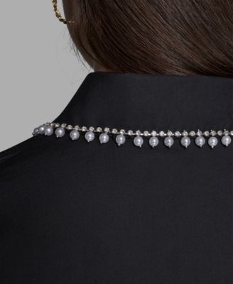 Women's Collared Long Sleeve Top