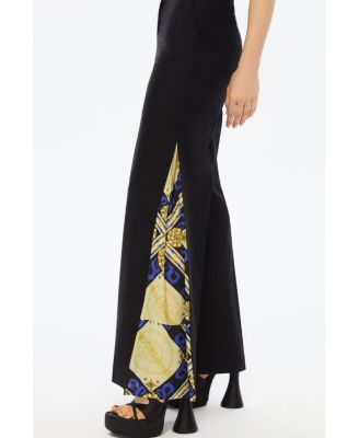 Women's Wide-Leg Satin Pants