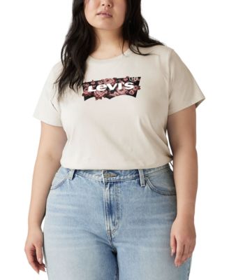 Levi's - Plus Size Perfect Logo Short Sleeve T-Shirt
