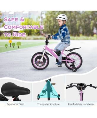 16 Inch Kids Sport Bike for Ages 4–8 with Adjustable Handlebar and Saddle