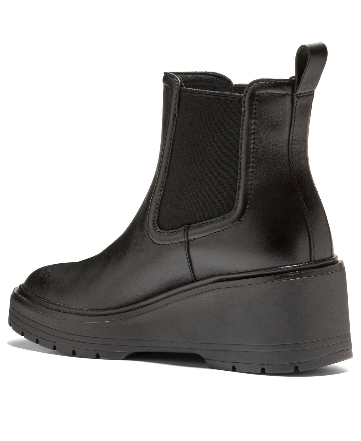 Cole Haan Women's Zerogrand Cityquest Waterproof Wedge Booties In Black