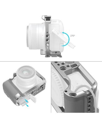 Full Camera Cage for Canon EOS R50 V, Silver