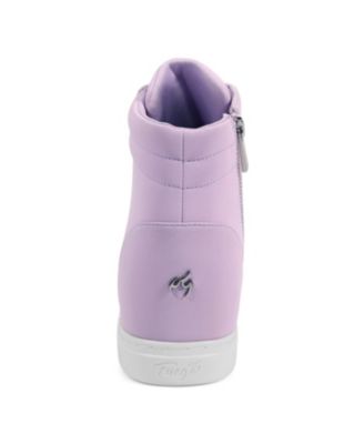Women's Lavender Wedge Sneaker