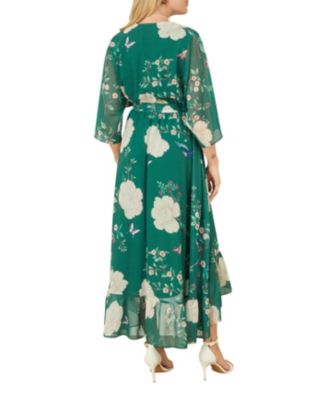 Women's Dip Hem Wrap Dress