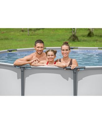 Steel Pro MAX 14'x48" Round Above Ground Swimming Pool with Pump & Cover