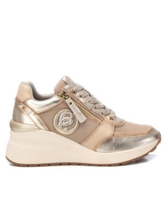 Carmela Leather Collection Women's Wedge Sneakers By XTI