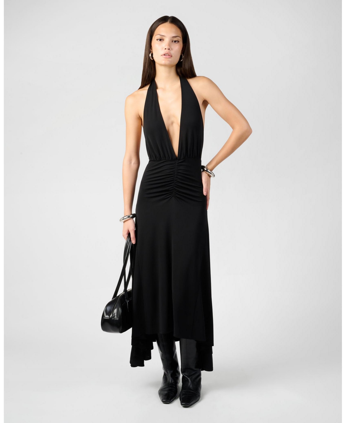 WeWoreWhat Women's Halter Midi Dress