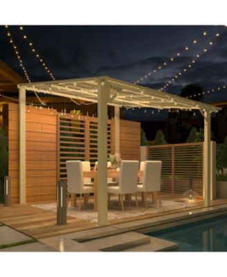 8'x8' Wall Mounted Gazebos Pergola