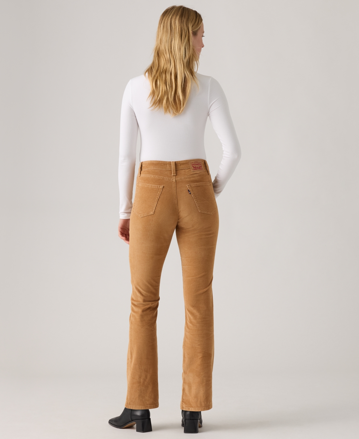 Levi's 725 High-waist Classic Stretch Bootcut Jeans In Brown