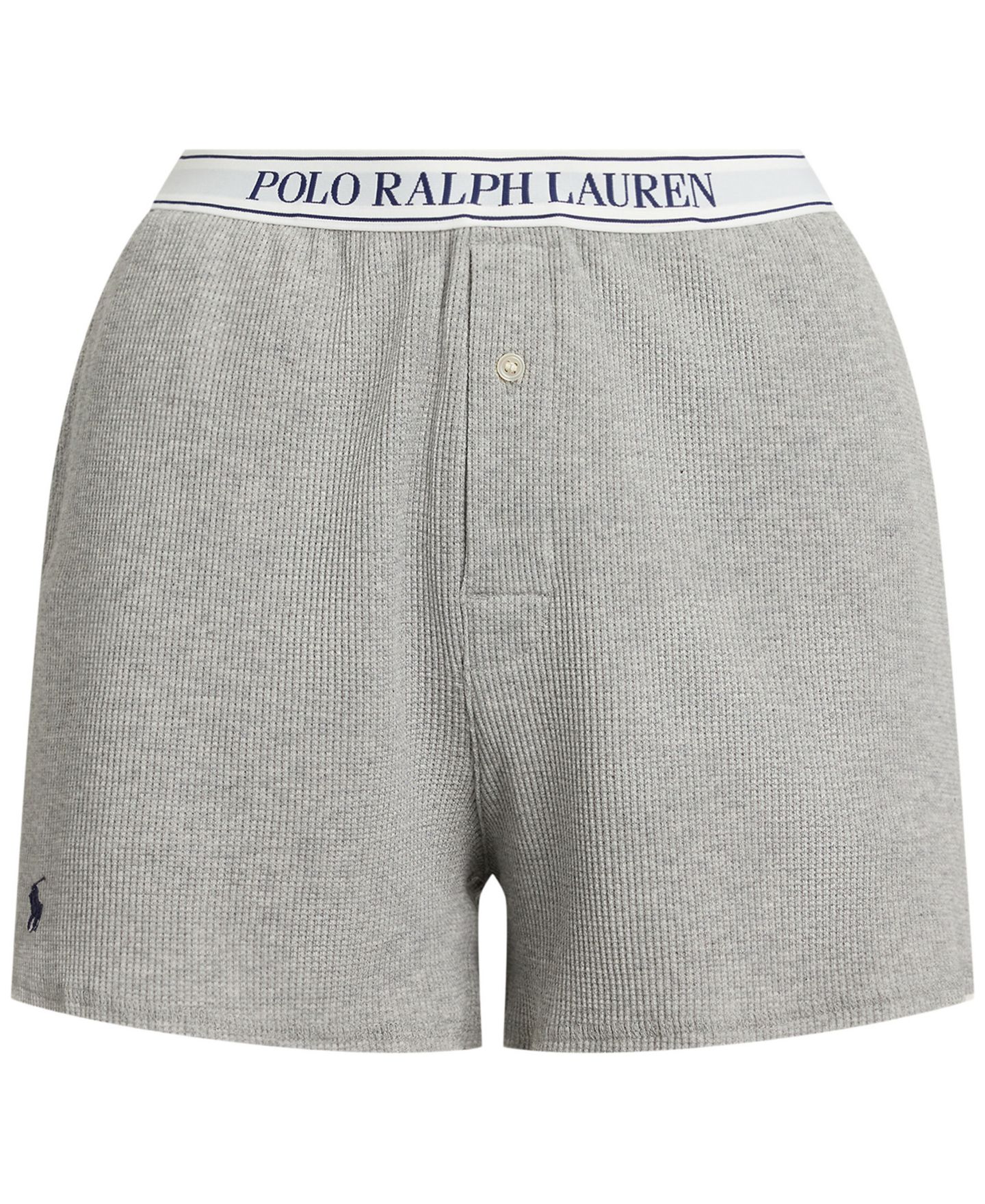 Женские трусы Polo Ralph Lauren Pull-On Waistband Boxer Shorts, цвет: Серый — фото 4