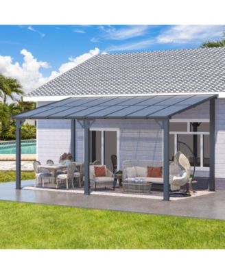 16'x8' Wall Mounted Gazebos Pergola