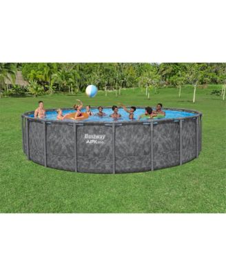APX 365 20'x52" Round Above Ground Swimming Pool Set with Pump & Ladder