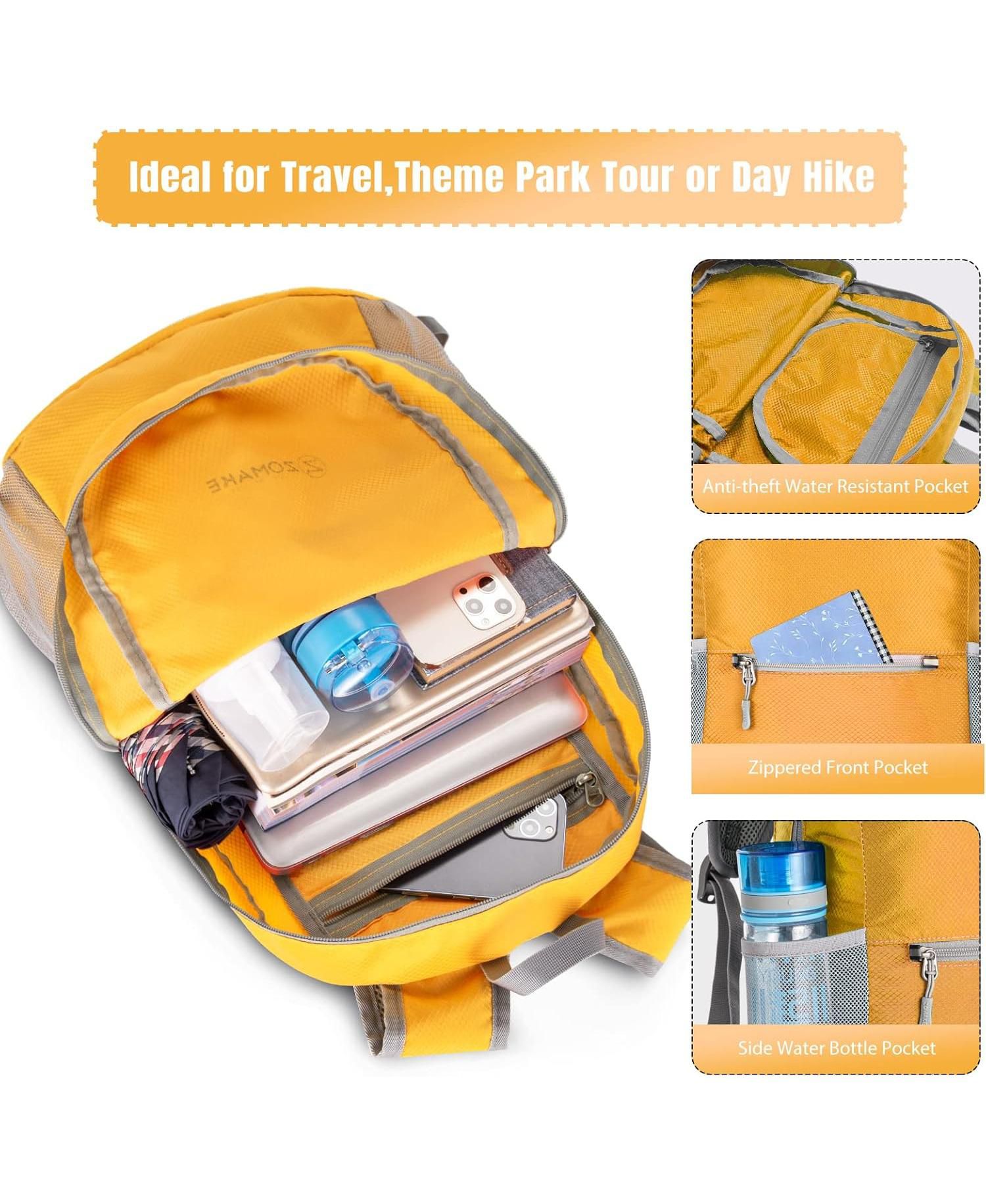 Ultra Lightweight Hiking Backpack 20L, Packable Small Backpacks Water Resistant Daypack for Women Men