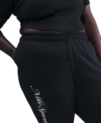 Plus Size Sportswear Club Fleece Mid-Rise Graphic Pants