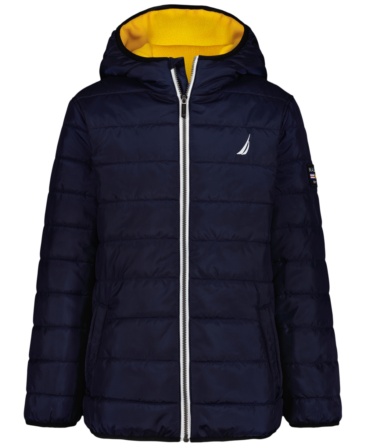 Nautica Boys 8-20 Medium Weight Long Sleeves Jacket In Blue