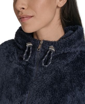 Women's Performance Oversized Hooded Sherpa Jacket