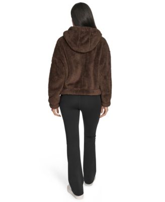 Women's Performance Oversized Hooded Sherpa Jacket