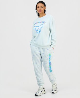 Women's Cinnamoroll Graphic Print Fleece Sweatshirt