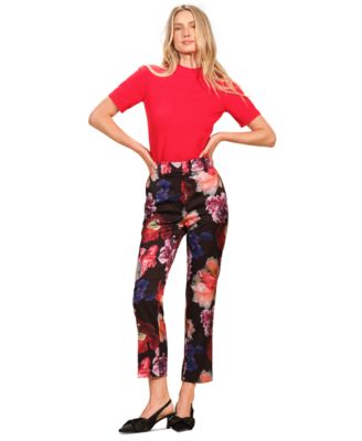 Women's Straight Leg Satin Pants