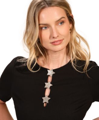 Women's Short Sleeve Ponte Mini Dress