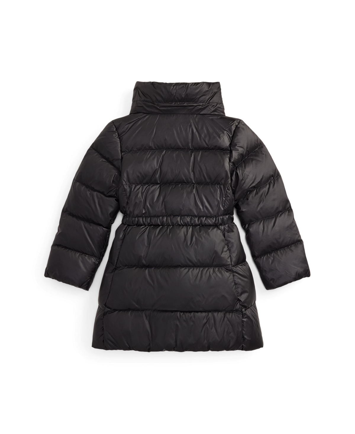 Polo Ralph Lauren Ralph Lauren Down Hooded Long Jacket In Black
