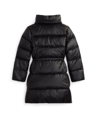 Girls' 2T-6X Hooded Long Jacket