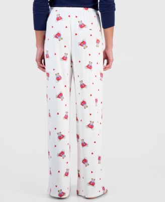 Juniors' Printed Drawstring-Waist Pants