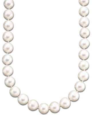 Belle de Mer - Cultured Freshwater Pearl Necklace in 14k Gold (8-1/2-9-1/2mm)