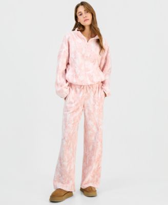 Juniors' Polar Fleece Quarter-Zip Sweatshirt