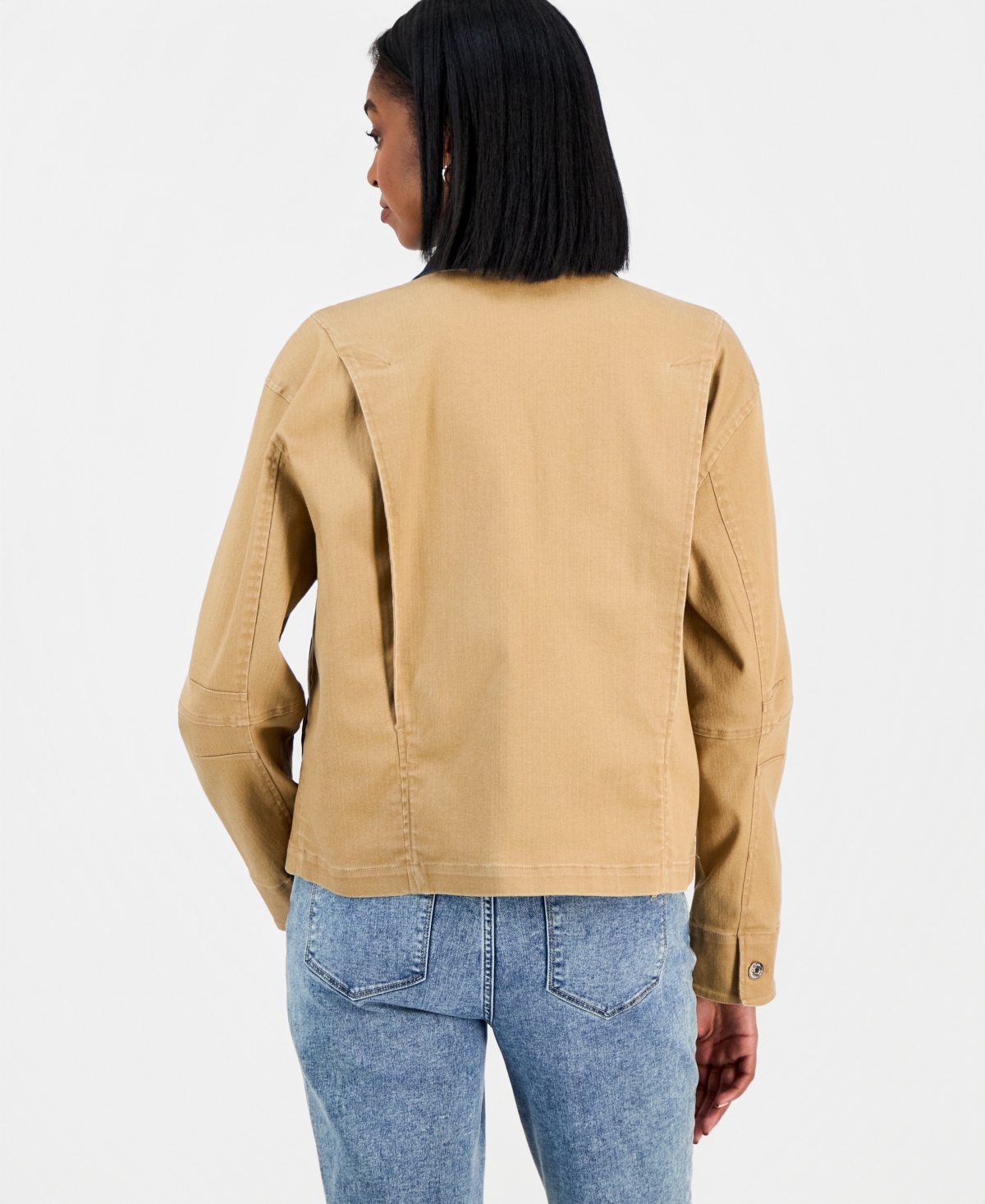 Nautica Jeans Women's Spread-Collar Zip-Front Jacket